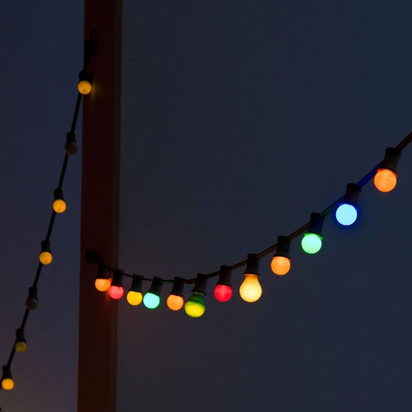 LED-Lampen für Lichterketten - DC:24V - IP44 - 600 Lumen - RGB+Gelb