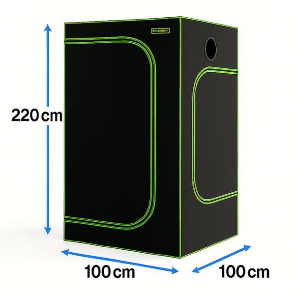 AKALIONTIV Growzelt mit den Maßen 220 x 100 x 100 cm