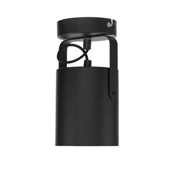 Schwarzer Deckenstrahler zur Innenbeleuchtung