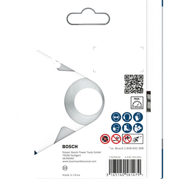Bosch Trennscheibe auf Verpackung