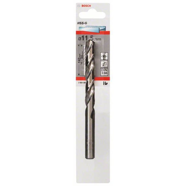Bosch 1x Metallbohrer HSS-G DIN 338 11,5 x 94 x 142 mm - 2608585939