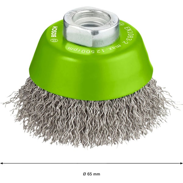 Bosch PRO Stainless Steel clean Topfbürste 65 x 0,30 mm Gewinde - 2608622061