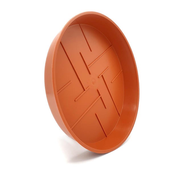 Plastard Untersetzer 10er Set Ø 12 cm Terrakotta - Blumentopf Pflanztopf Kübel