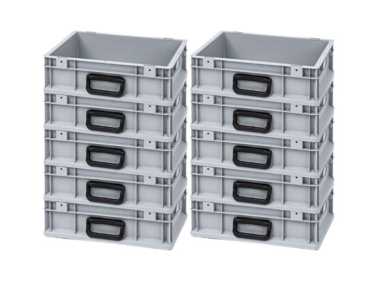 PROREGAL Eurobox Nextgen Portable Uno HxBxT 12 x 30 x 40 cm 11 Liter Eurobehälter Transportbox Transportbehälter Stapelbehälter