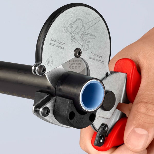 Knipex Rohrschn.f.Verbund-und Kunststoffrohre mit Mehrkomponenten-Hüllen 210 mm - 902525