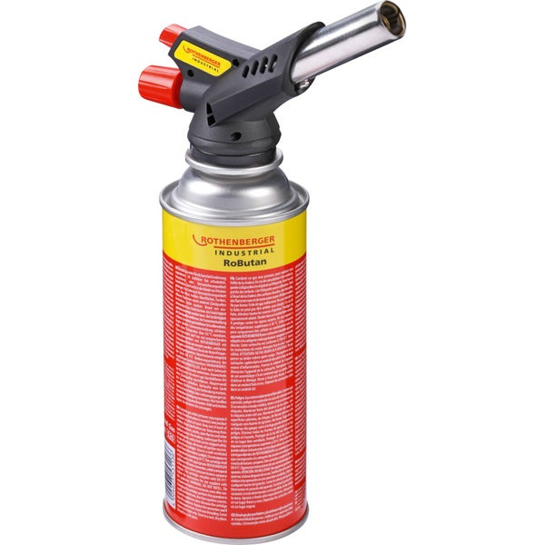 ROTHENBERGER Industrial Gasbrenner RS 220 Set inklusive 2x RoButan Gaskartusche 220 ml - 1000003307