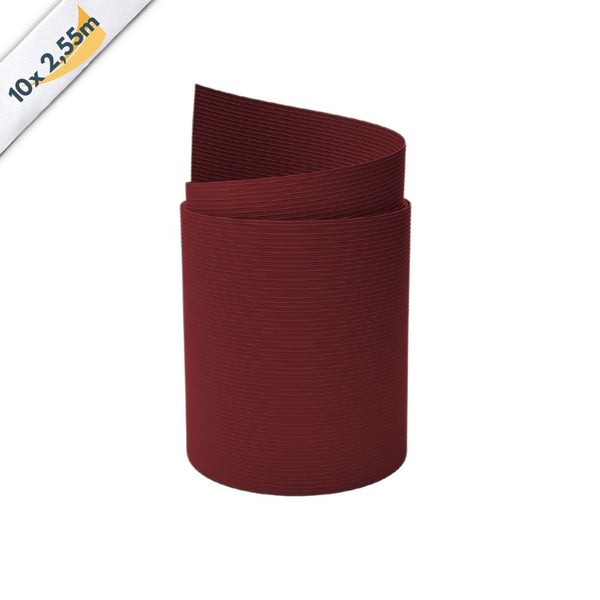 Zehn Rollen Bordüre mit einer Länge von jeweils 2,55 Meter.