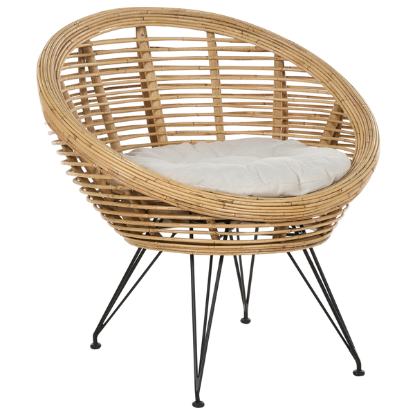 Gartenstuhl MARATEA Rattan Naturfarben