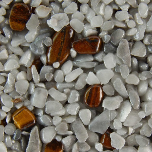 Terralith Edelsteinteppich Tigerauge / Nebula 1 qm -innen-