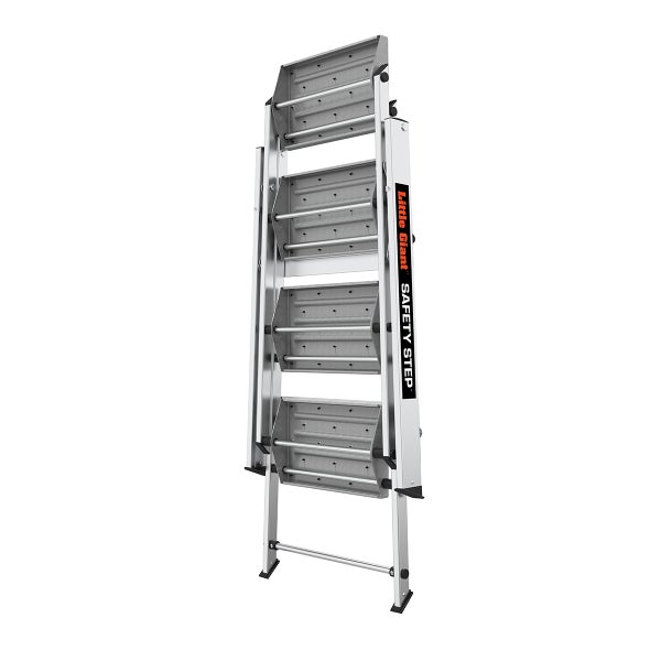 Little Giant Safety Step Trittleiter aus Aluminium zusammengeklappt
