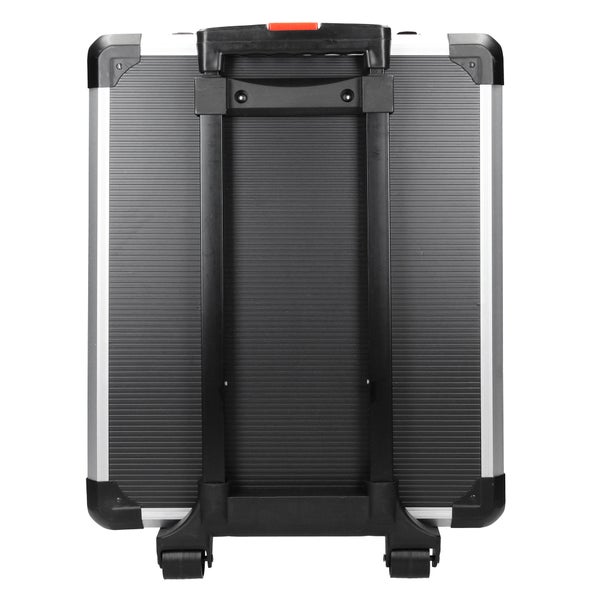 ECD Germany Alu Werkzeugkoffer 949 teilig Qualitätswerkzeug, Schwarz, Chrom-Vanadium Stahl, 4 Ebenen, mit Rollen, Werkzeugkasten Werkzeugkiste Werkzeugtasche Werkzeugbox Werkzeug-Set Werkzeug Trolley