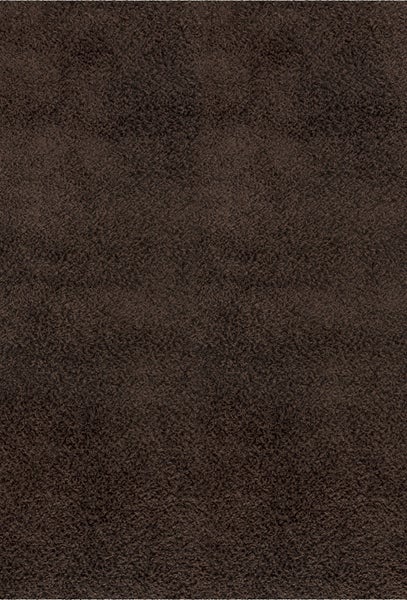 Moderner Hochfloriger Shaggy Teppich Dunkelbraun 100x200 cm LILLY