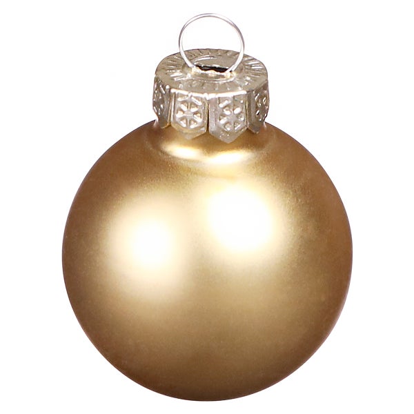 Goldene Weihnachtskugel