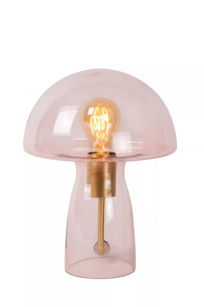 Pilzförmige Tischleuchte mit Leuchtmittel