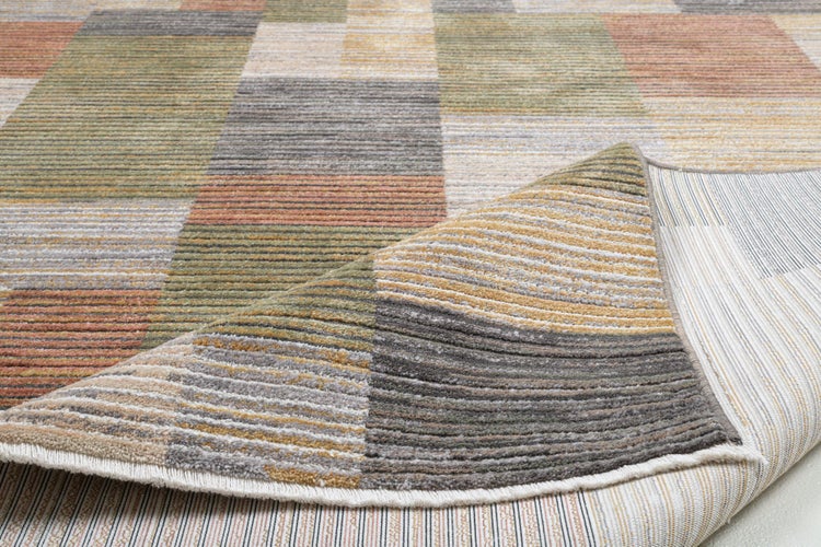 Gewebter Teppich in Kort-Optik Corduletta Bunt 80x150 cm