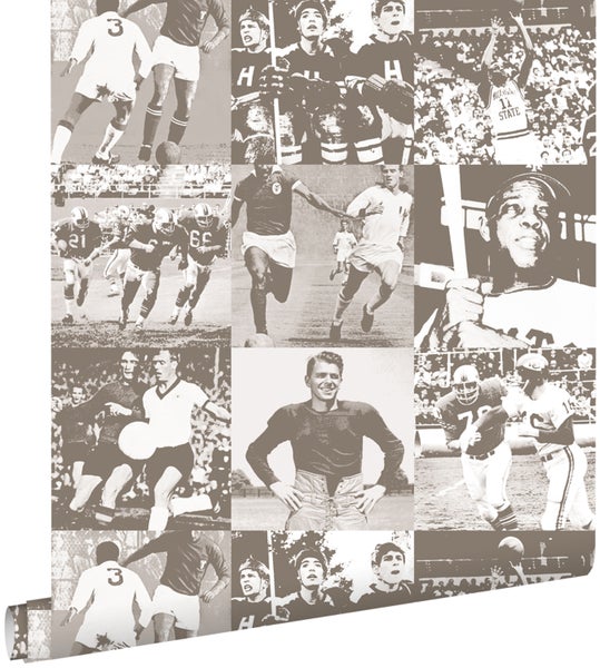 Tapete mit verschiedenen Sportmotiven