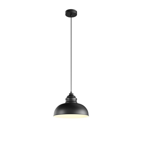 Lindby Pendelleuchte Cliona (Modern) in Schwarz aus Metall (1 flammig, E27) - Deckenlampe Esstischlampe Hängelampe Hängeleuchte Wohnzimmerleuchte