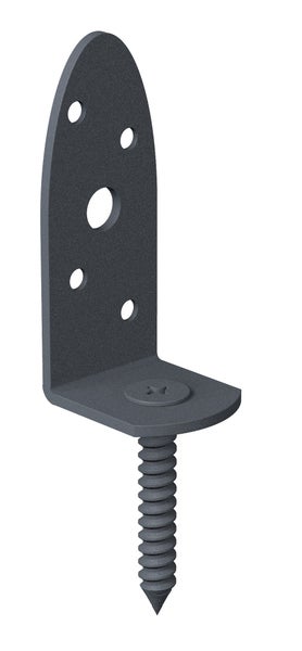 Winkelverbinder aus Metall mit Befestigungsschraube zur Montage