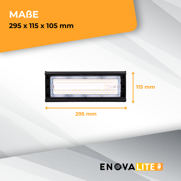 EnovaLite LED-Leuchte, Maße 295 x 115 x 105 mm
