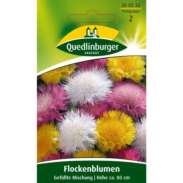 Flockenblume Gefüllte Mischung Samen von Quedlinburger SAATGUT