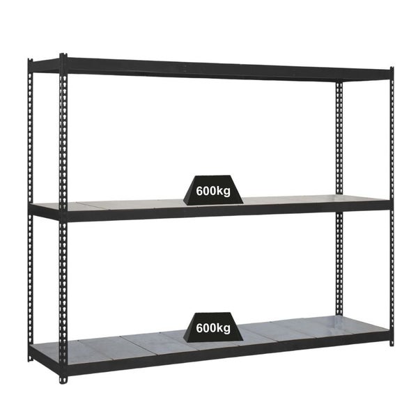 PROREGAL Schwerlastregal Metal Beast Three HxBxT 200 x 150 x 90 cm Fachlast 600 kg Anthrazit