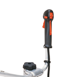 Griff eines Rasentrimmers