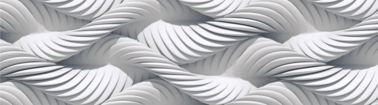 Abstraktes Wandpaneel mit gewundenem Design