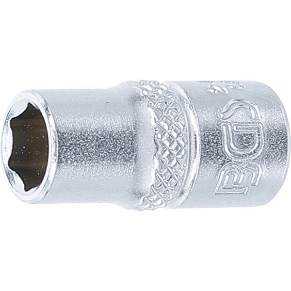 BGS Steckschlüssel-Einsatz Sechskant Antrieb Innenvierkant 6,3 mm (1/4) SW 7 mm - 2479