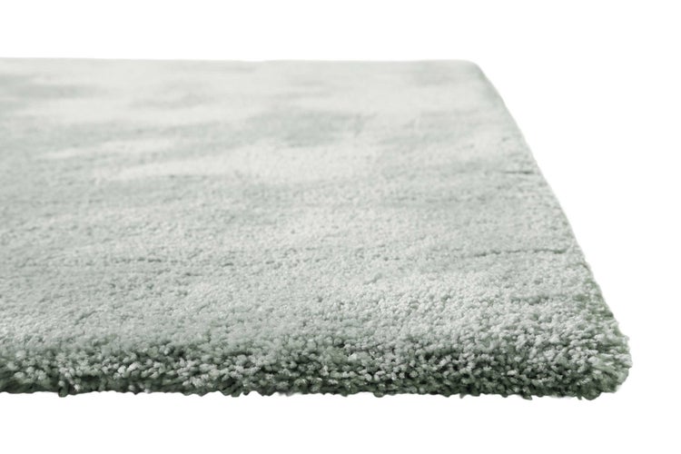 Teppich Hellgrau Grün Hochflor Pisa Homie Living 160x230 cm