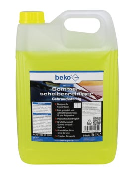 Beko Sommerscheibenreiniger gebrauchsfertig 5 Liter Kanister für die Scheibenwaschanlage