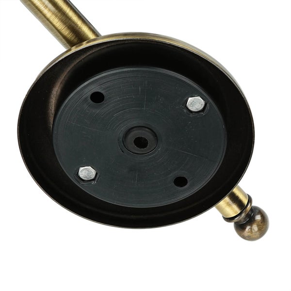 Detailansicht einer Messing Wandleuchte zur Befestigung an der Wand