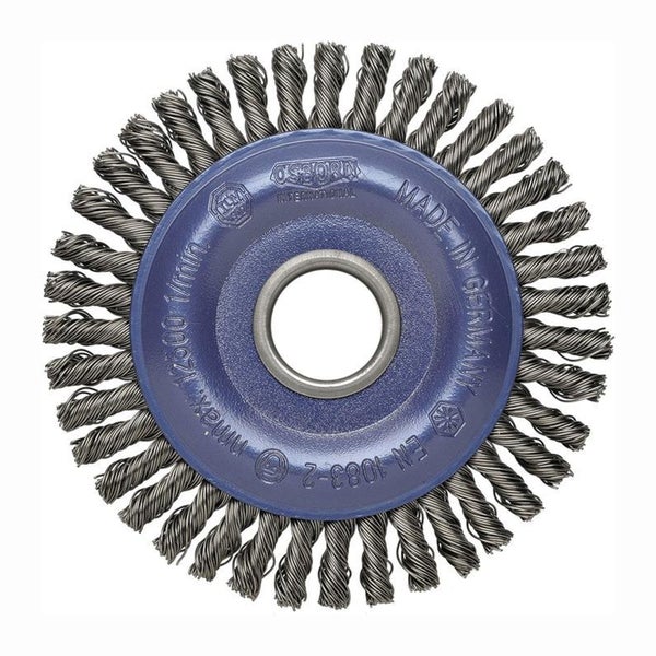 Drahtbürstenaufsatz mit gewellten Borsten für Bohrmaschinen