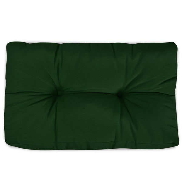 Beautissu ECO Style Palettenkissen Rücken 60x40x10cm Dunkelgrün (2tlg)