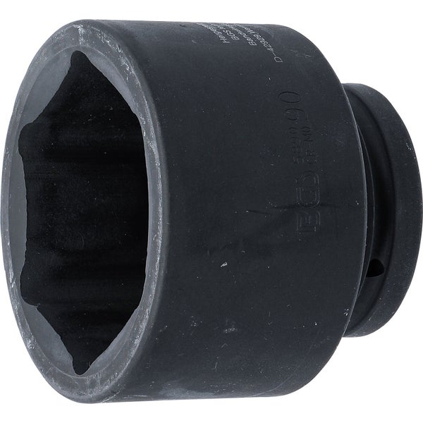 BGS Kraft-Steckschlüssel-Einsatz Sechskant Antrieb Innenvierkant 25 mm (1) SW 90 mm - 5890