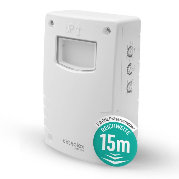 Oktaplex Bewegungsmelder mit 15 Meter Reichweite