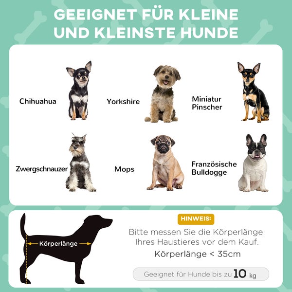 PawHut Erhöhtes Hundebett mit Baldachin, Haustierbett, Outdoor Hundeliege mit Dach, Atmungsaktiv, für Mini- und Kleinhunde Hellgrau Oxford 61 x 46 x 63 cm