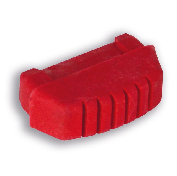 Roter Wagenheber Gummi-Auflageklotz