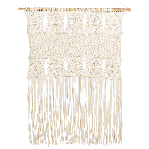 Wandbehang LAHRI Baumwolle 118 cm Beige