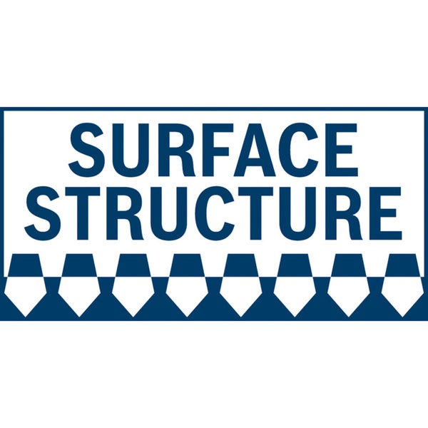 Symbol Oberflächenstruktur