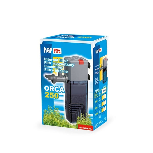 Happet Orca 250 Kompakt Innenfilter inkl. Aktivkohle box Filter Aquariumfilter Aquafilter