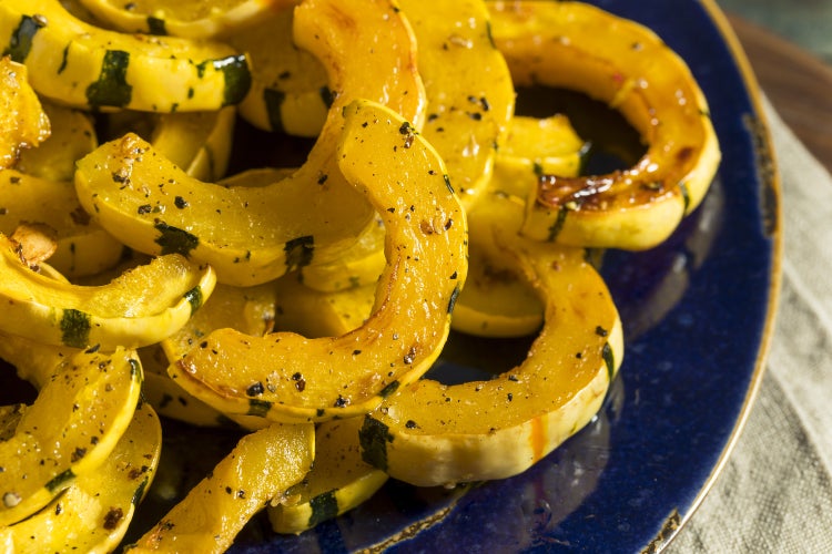 SAFLAX Garden to go - BIO - Kürbis - Delicata - Cucurbita pepo - 6 Samen - Mit Topf, Klima - Deckel und Anzuchtsubstrat
