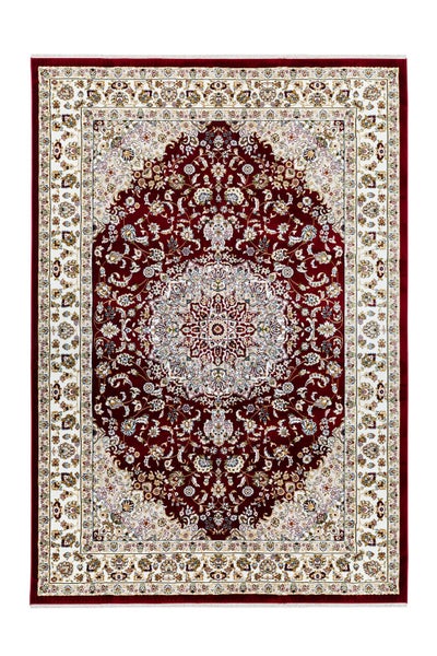 Kurzflor Teppich Asong Rot Orientalisch 160 x 230 cm