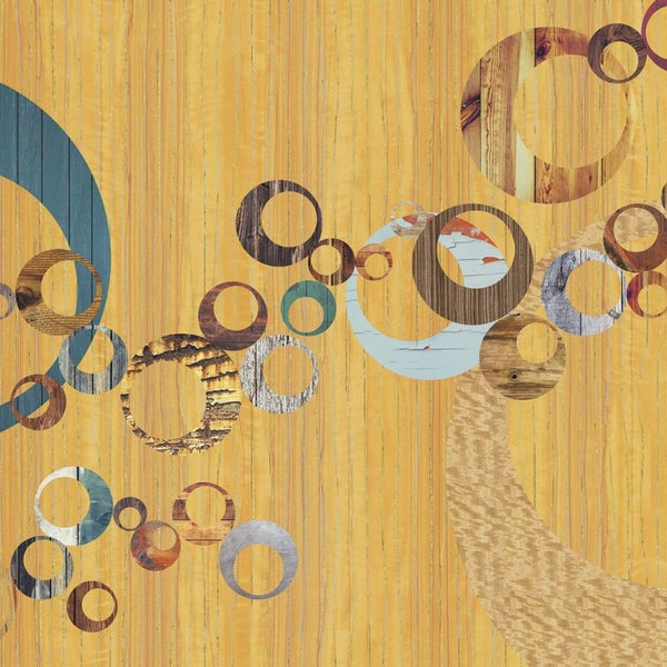 Dekorative Wandpaneele mit Kreismuster