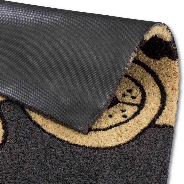 Fußmatte mit Muster und rutschfester Unterseite