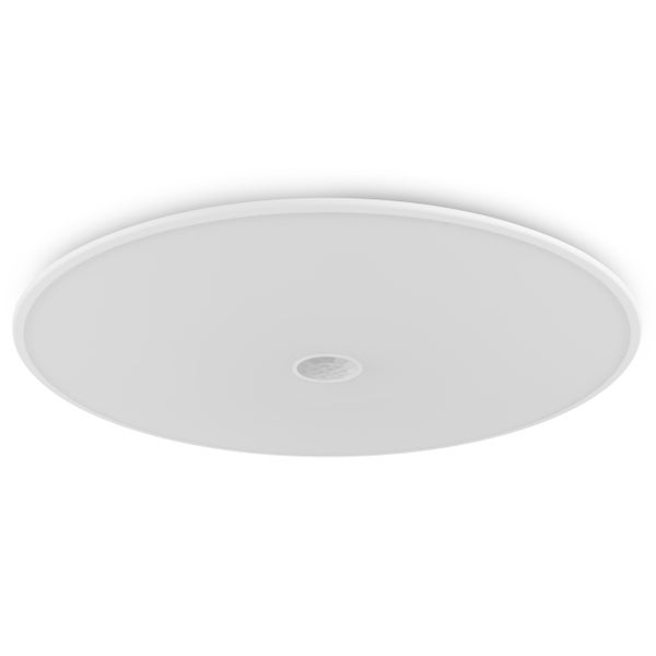 Runde LED Deckenleuchte mit integriertem Bewegungsmelder für eine effiziente Innenbeleuchtung