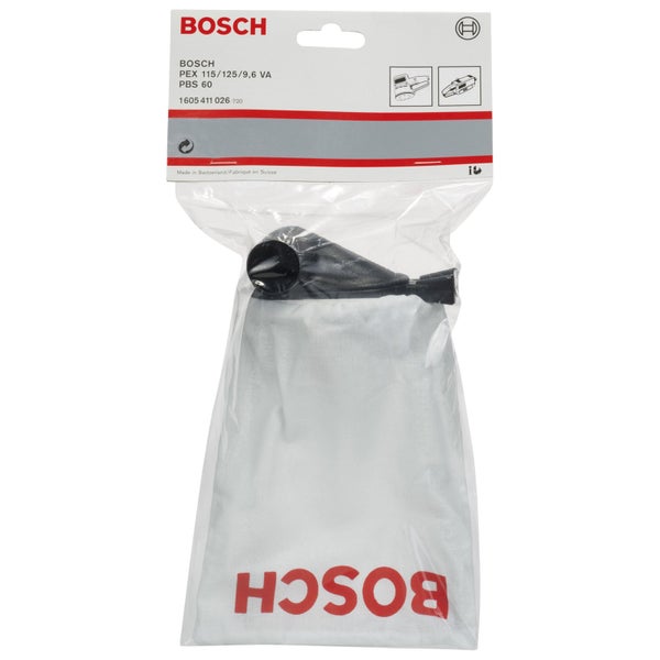 Bosch Staubbeutel für PEX und PBS Schleifmaschinen in der Originalverpackung.