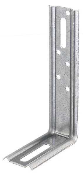 Winkelverbinder aus verzinktem Stahl mit Langloch zur stabilen Befestigung von Bauteilen.