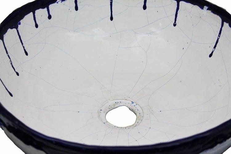 Keramik Waschbecken mit Abfluss