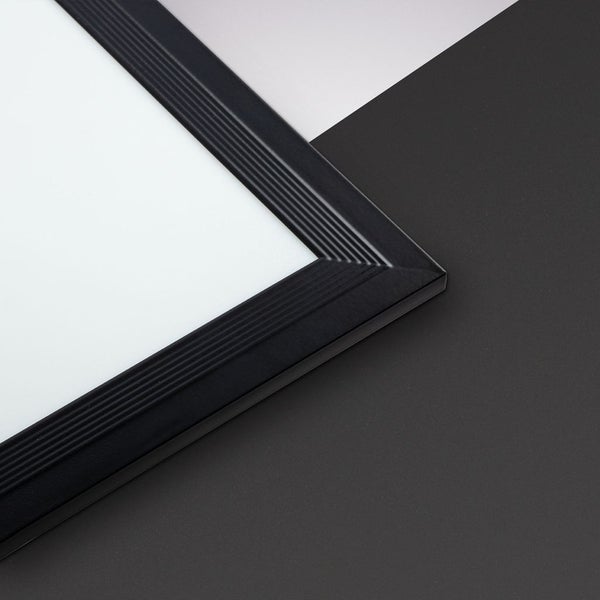 LED Panel 100x25 cm - 22W, 2300lm, flach, neutralweiß, schwarz