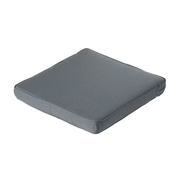 Lounge Profi-Line Sitzkissen Rib grau - ca. 73x73 cm - 2er-Set